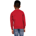 Red - Back - Casual Classics Childrens-Kids Blended Ringspun Cotton Sweatshirt