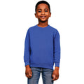 Royal Blue - Front - Casual Classics Childrens-Kids Blended Ringspun Cotton Sweatshirt
