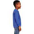 Royal Blue - Side - Casual Classics Childrens-Kids Blended Ringspun Cotton Sweatshirt