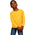 Yellow - Front - Casual Classics Childrens-Kids Blended Ringspun Cotton Sweatshirt