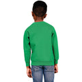 Kelly Green - Back - Casual Classics Childrens-Kids Blended Ringspun Cotton Sweatshirt