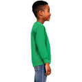 Kelly Green - Side - Casual Classics Childrens-Kids Blended Ringspun Cotton Sweatshirt