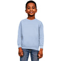 Light Blue - Front - Casual Classics Childrens-Kids Blended Ringspun Cotton Sweatshirt