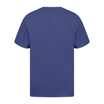 Royal Blue - Back - Casual Classics Unisex Adult Ringspun Cotton Organic T-Shirt