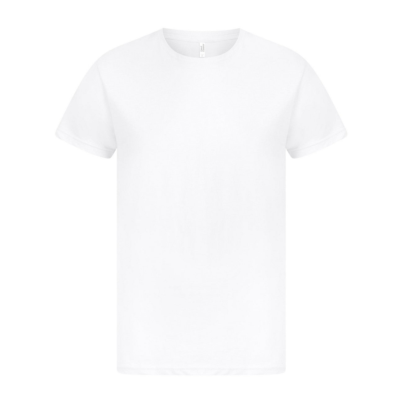 White - Front - Casual Classics Unisex Adult Ringspun Cotton Organic T-Shirt