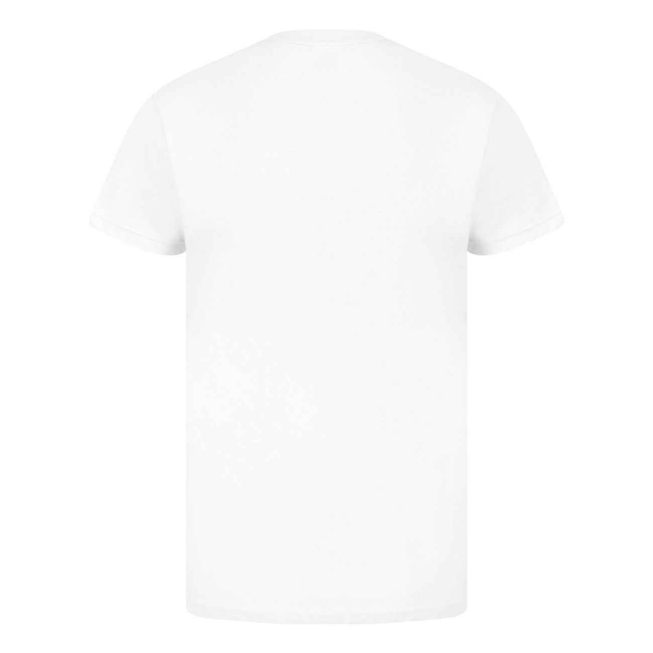 White - Back - Casual Classics Unisex Adult Ringspun Cotton Organic T-Shirt