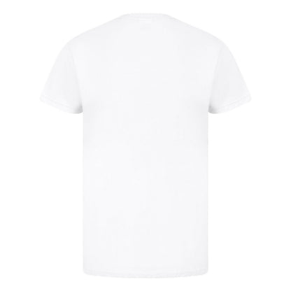 White - Back - Casual Classics Unisex Adult Ringspun Cotton Organic T-Shirt