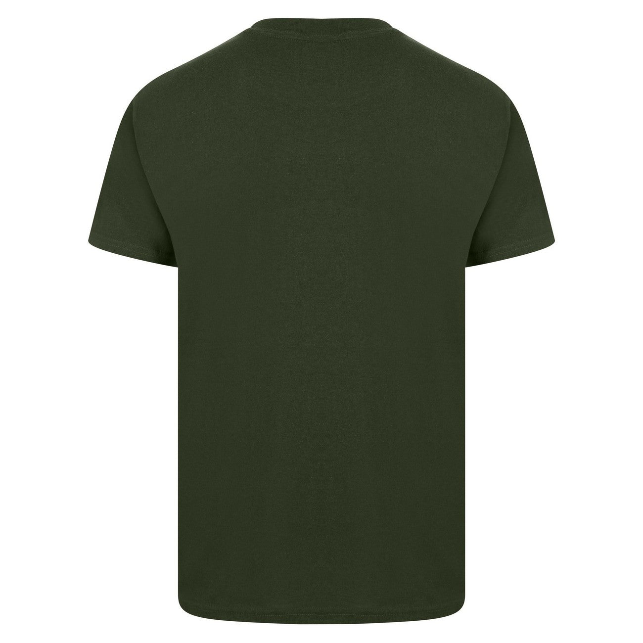 Forest Green - Back - Casual Classics Unisex Adult Ringspun Cotton Organic T-Shirt