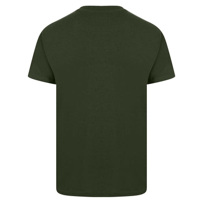 Forest Green - Back - Casual Classics Unisex Adult Ringspun Cotton Organic T-Shirt
