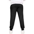 Black - Back - Casual Classics Mens Ringspun Cotton Oversized Jogging Bottoms