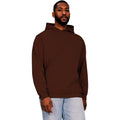 Chocolate - Front - Casual Classics Mens Core Ringspun Cotton Hoodie