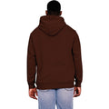 Chocolate - Back - Casual Classics Mens Core Ringspun Cotton Hoodie