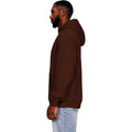 Chocolate - Side - Casual Classics Mens Core Ringspun Cotton Hoodie
