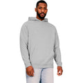 Heather Grey - Front - Casual Classics Mens Core Ringspun Cotton Hoodie