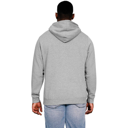 Heather Grey - Back - Casual Classics Mens Core Ringspun Cotton Hoodie
