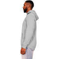 Heather Grey - Side - Casual Classics Mens Core Ringspun Cotton Hoodie