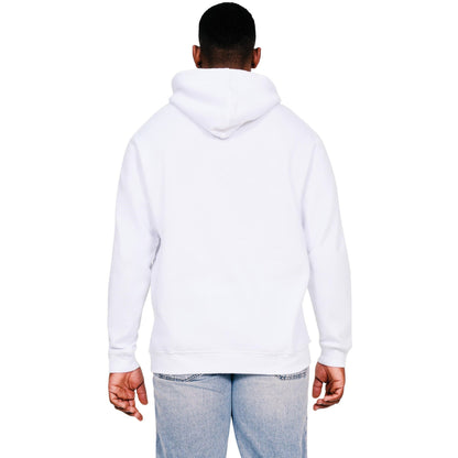 White - Back - Casual Classics Mens Core Ringspun Cotton Hoodie
