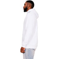 White - Side - Casual Classics Mens Core Ringspun Cotton Hoodie