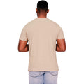 Sand - Back - Casual Classics Mens Core Ringspun Cotton Slim T-Shirt