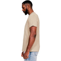 Sand - Side - Casual Classics Mens Core Ringspun Cotton Slim T-Shirt