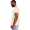 Ecru - Side - Casual Classics Mens Core Ringspun Cotton Slim T-Shirt