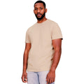Sand - Front - Casual Classics Mens Core Ringspun Cotton Slim T-Shirt