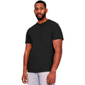 Black - Front - Casual Classics Mens Core Ringspun Cotton Slim T-Shirt