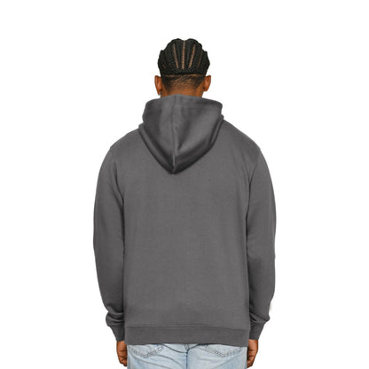 Charcoal - Back - Casual Classics Mens Core Ringspun Cotton Tall Hoodie