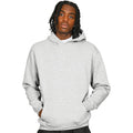 Ash Grey - Front - Casual Classics Mens Core Ringspun Cotton Tall Hoodie