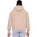Sand - Back - Casual Classics Mens Boxy Ringspun Cotton Oversized Hoodie