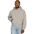Stone - Front - Casual Classics Mens Boxy Ringspun Cotton Oversized Hoodie