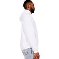 White - Side - Casual Classics Mens Boxy Ringspun Cotton Oversized Hoodie