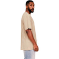 Sand - Side - Casual Classics Mens Core Ringspun Cotton Tall Oversized T-Shirt