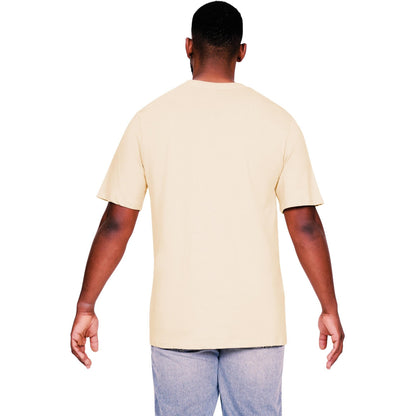 Ecru - Back - Casual Classics Mens Core Ringspun Cotton T-Shirt