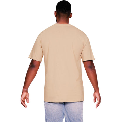 Sand - Back - Casual Classics Mens Core Ringspun Cotton T-Shirt