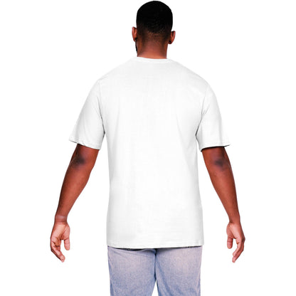 White - Back - Casual Classics Mens Core Ringspun Cotton T-Shirt