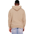 Sand - Back - Casual Classics Mens Core Ringspun Cotton Oversized Hoodie