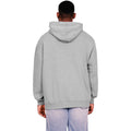 Heather Grey - Back - Casual Classics Mens Core Ringspun Cotton Oversized Hoodie