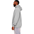 Heather Grey - Side - Casual Classics Mens Core Ringspun Cotton Oversized Hoodie