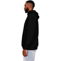 Black - Side - Casual Classics Mens Core Ringspun Cotton Oversized Hoodie