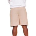 Sand - Back - Casual Classics Mens Blended Core Ringspun Cotton Oversized Shorts