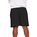 Black - Back - Casual Classics Mens Blended Core Ringspun Cotton Oversized Shorts