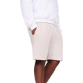 Ecru - Front - Casual Classics Mens Blended Core Ringspun Cotton Shorts