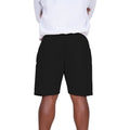 Black - Back - Casual Classics Mens Blended Core Ringspun Cotton Shorts