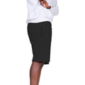 Black - Side - Casual Classics Mens Blended Core Ringspun Cotton Shorts