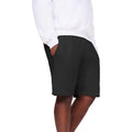 Black - Front - Casual Classics Mens Blended Core Ringspun Cotton Shorts