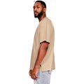 Sand - Side - Casual Classics Mens Core Ringspun Cotton Oversized T-Shirt