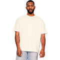 Ecru - Front - Casual Classics Mens Core Ringspun Cotton Oversized T-Shirt