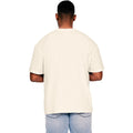 Ecru - Back - Casual Classics Mens Core Ringspun Cotton Oversized T-Shirt