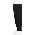 Black - Side - Casual Classics Mens Blended Core Ringspun Cotton Oversized Jogging Bottoms